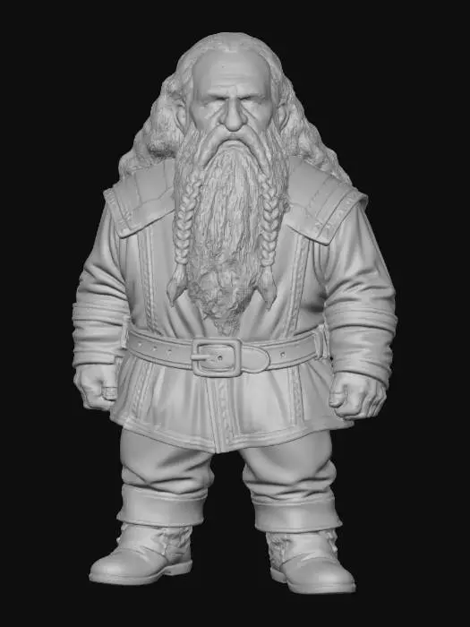 3D model for Old Dwarf