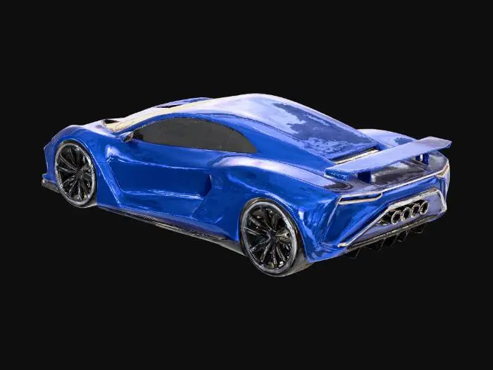 3D model for super modern sports car model