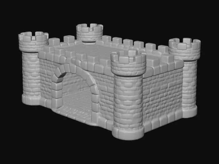 3D model for Reptile hide Fortress
