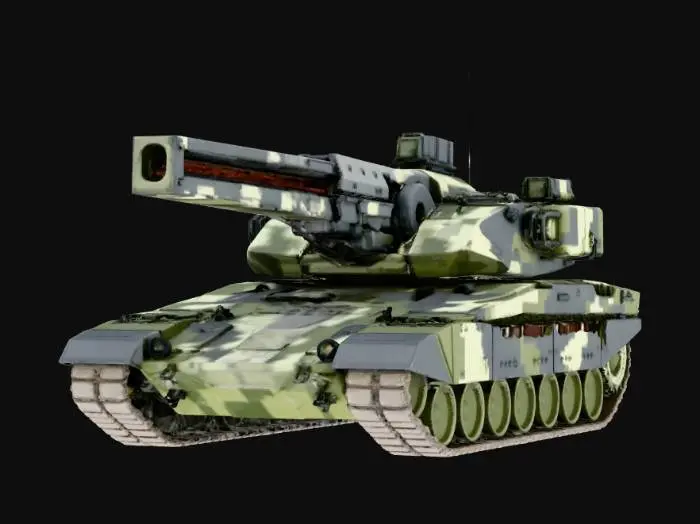 3D model for Railgun tank