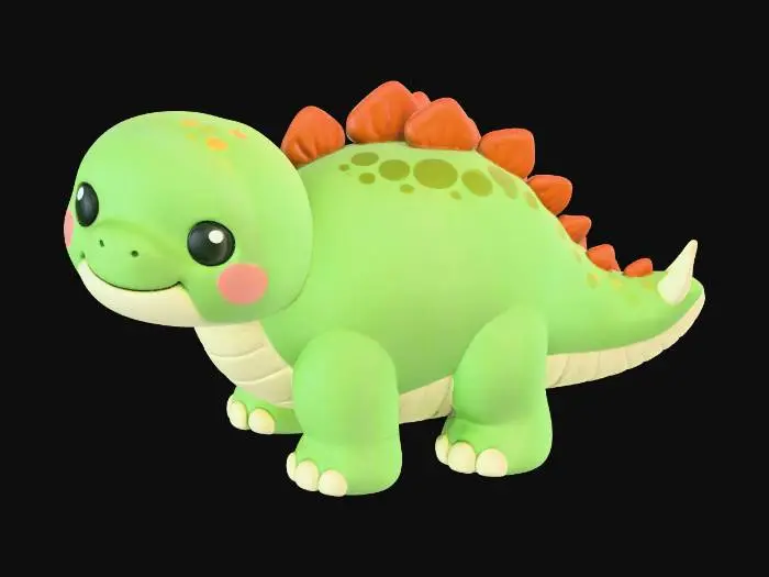3D model for Dino Buddy Stegosaurus