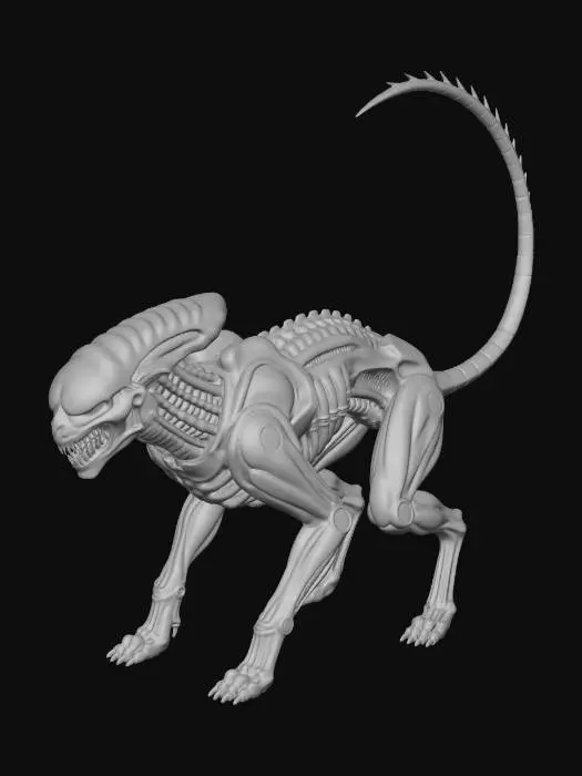 3D model for xenomorph cat