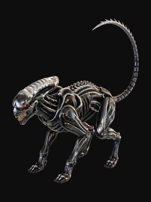 3D model for xenomorph cat