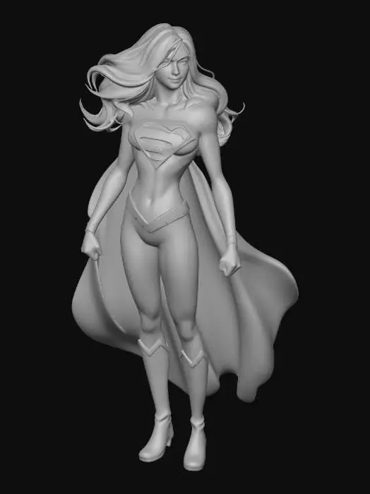 3D model for Supergirl
