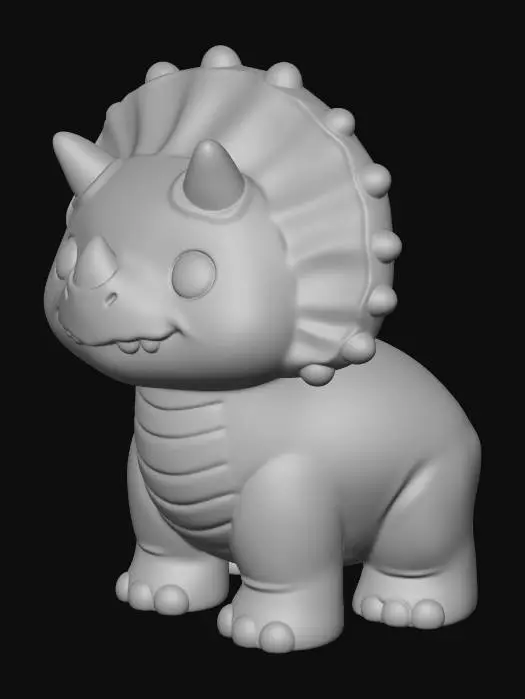 3D model for Dino Buddy Triceratops