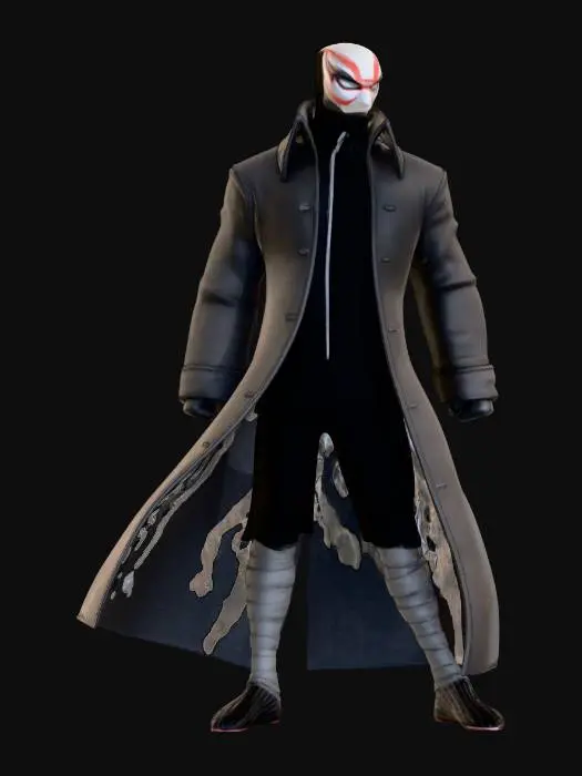 3D model for Red Masked Enforcer