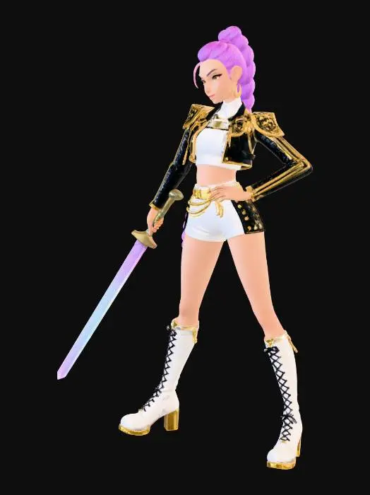 3D model for Violet Vanguard