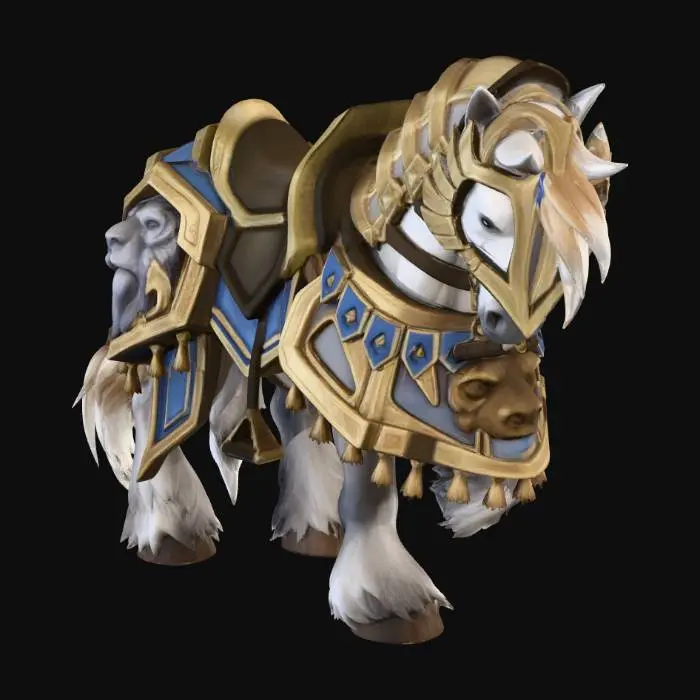3D model for WoW Warhorse