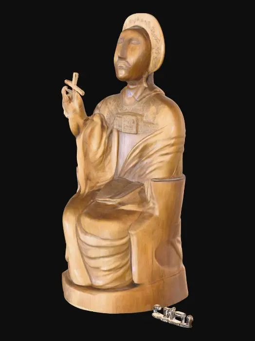 3D model for Wooden Saint Figure
