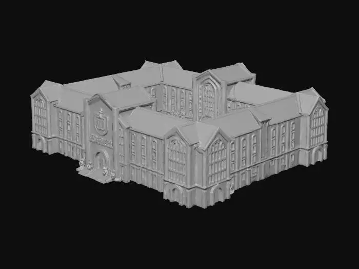 3D model for University Courtyard Building