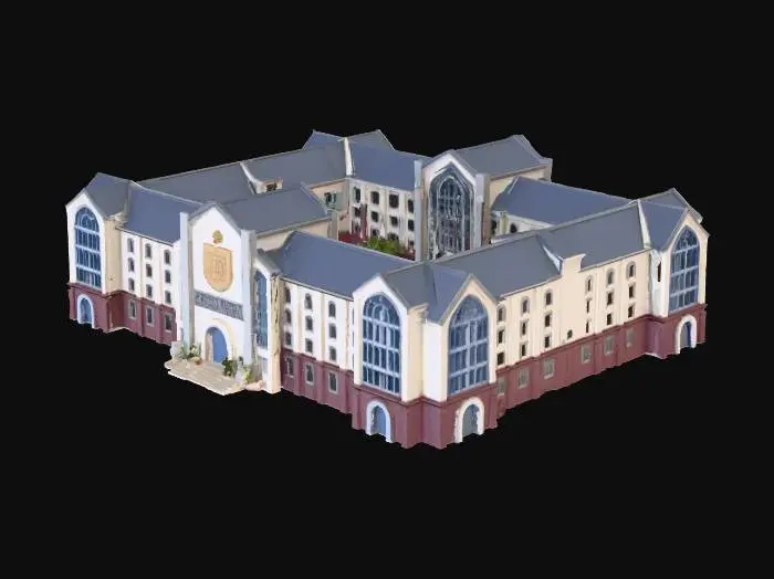3D model for University Courtyard Building