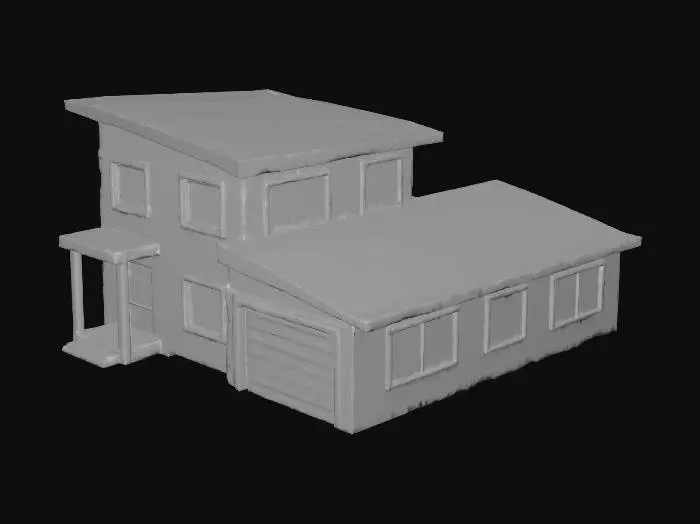 3D model for Modern Minimalist House
