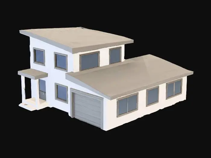 3D model for Modern Minimalist House