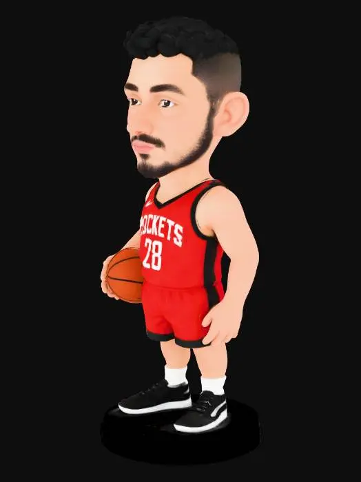 3D model for Basketball Bobblehead