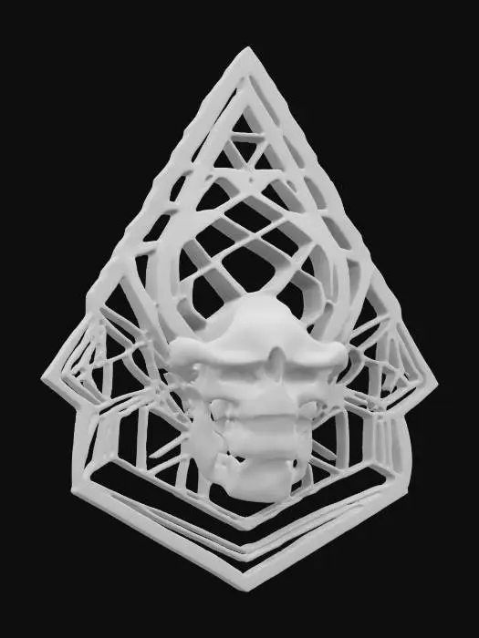 3D model for Geometric Skull Visage