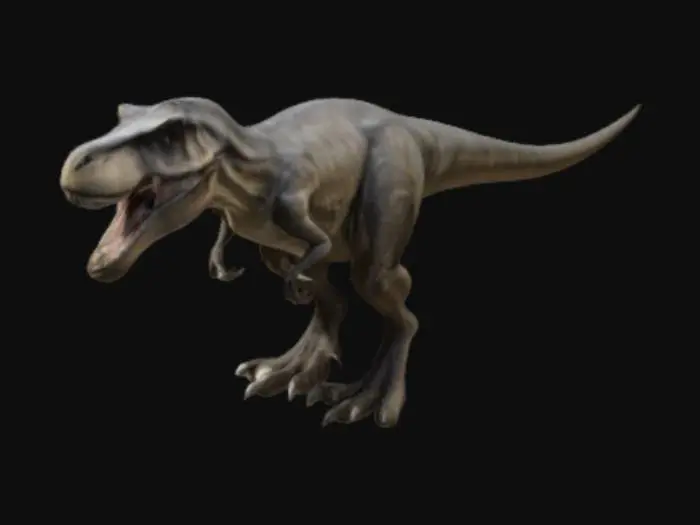 3D model for Tiranosaurio rex, Realista