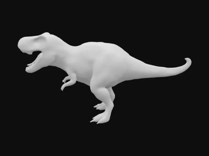 3D model for Tiranosaurio rex, Realista