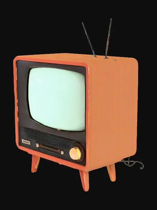 3D model for Retro scifi television