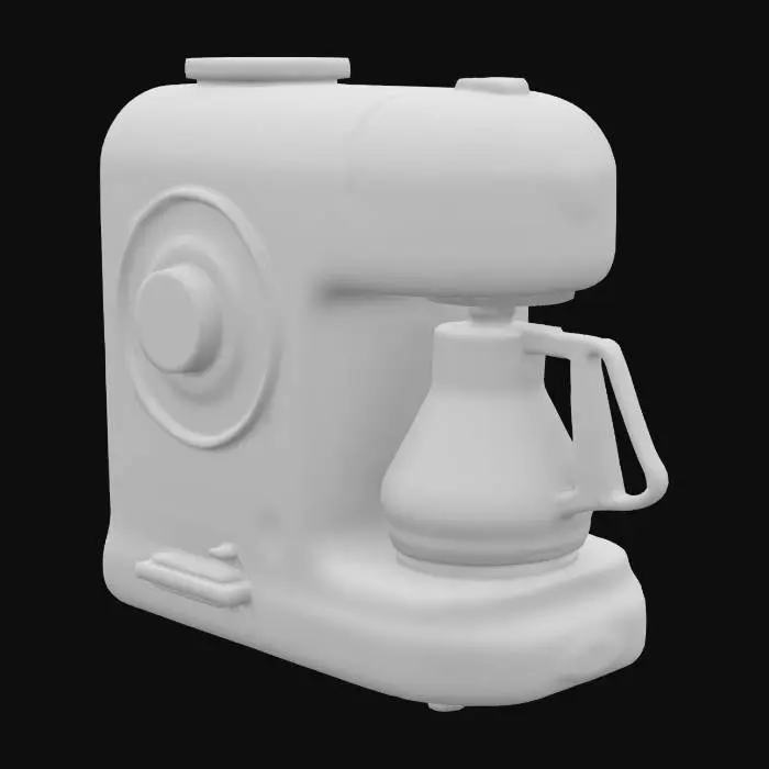 3D model for Retro scifi coffee maker