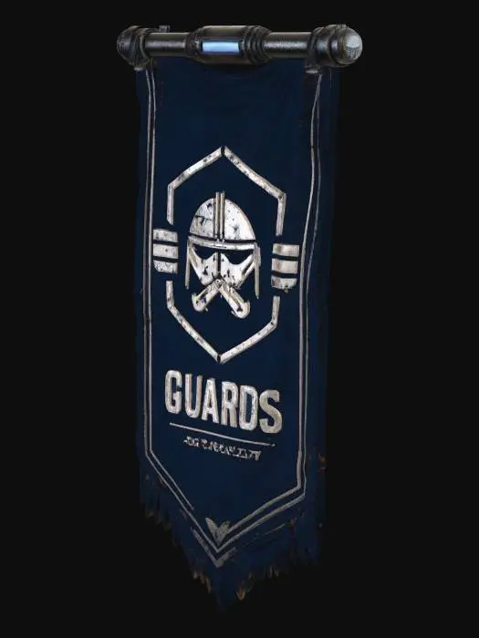3D model for Guards Banner
