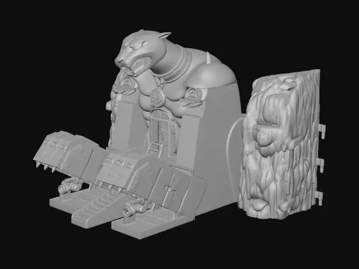 3D model for Cat Fortress