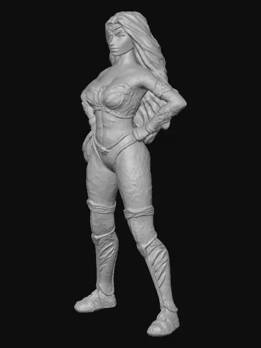 3D model for Amazonian Warrior