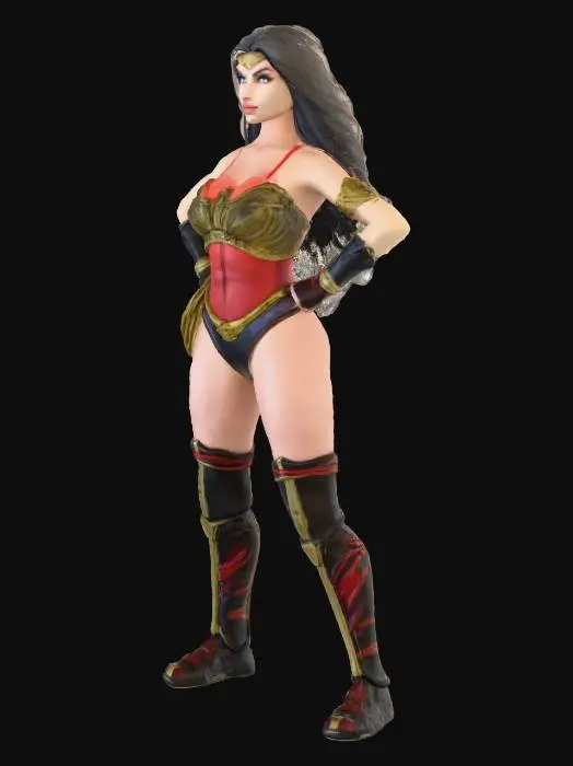 3D model for Amazonian Warrior