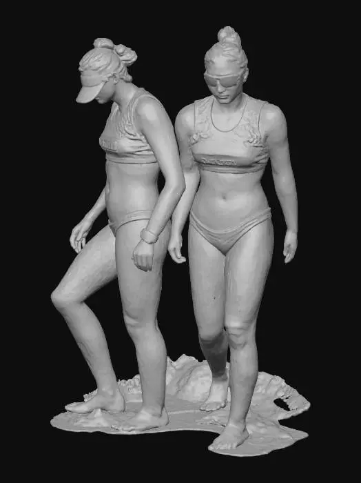 3D model for Beach Volleyball Players