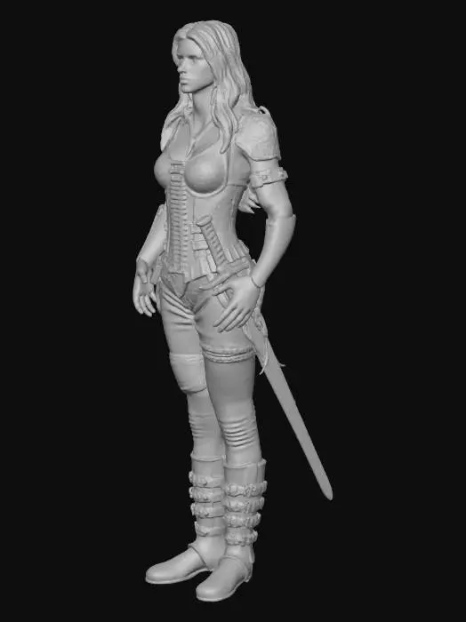 3D model for Warrior_Maiden_1116095417_generate