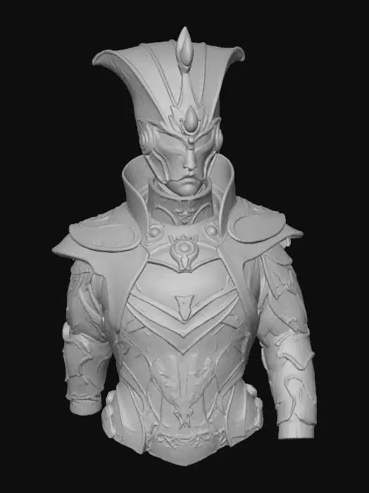 3D model for Enigmatic Guardian