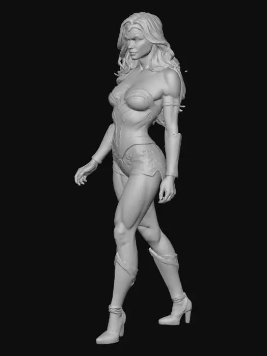 3D model for Warrior Princess