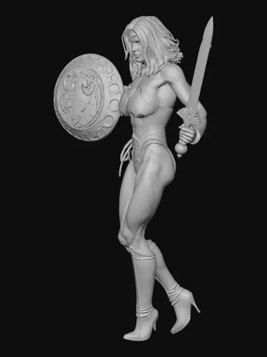 3D model for Warrior's Stand