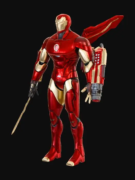 3D model for Cyber Armor Sentinel