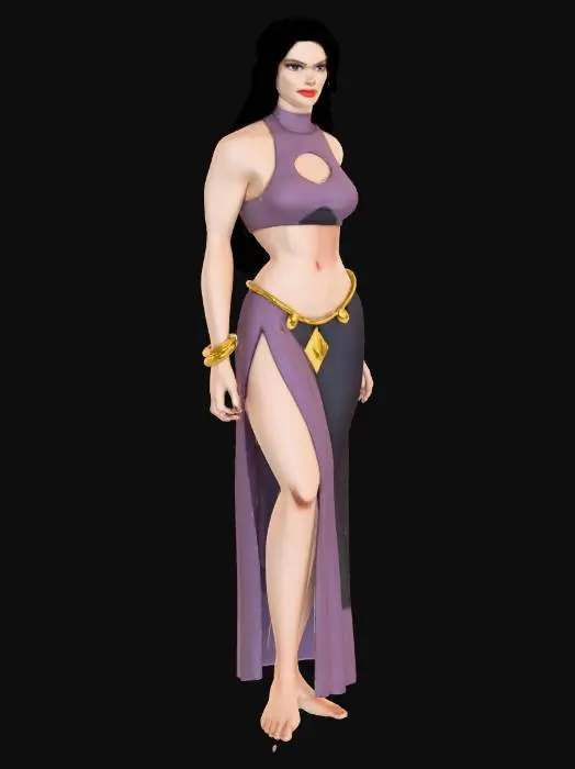 3D model for Talia Al Ghul