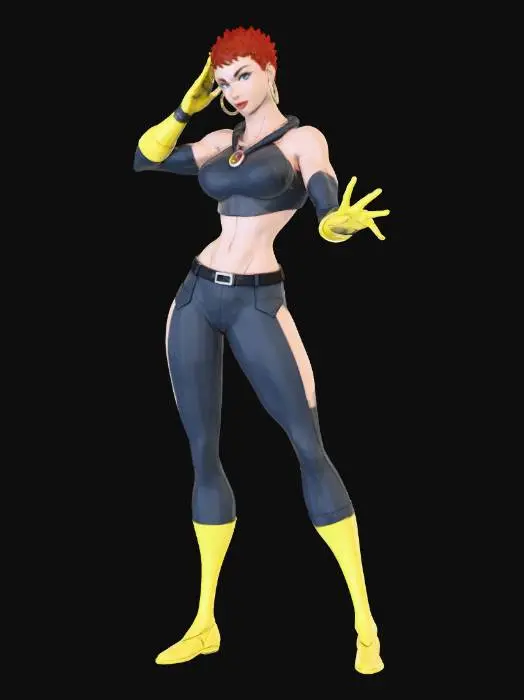 3D model for Psychic Heroine