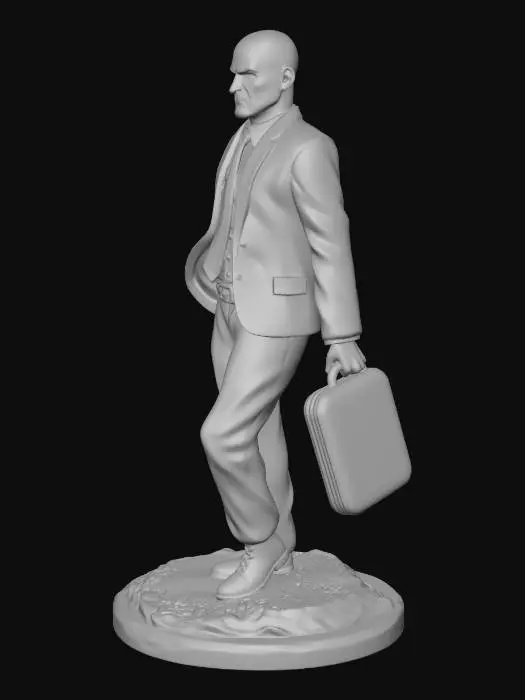 3D model for Meshy_AI_Hitman_Figurine_0118101924_generate