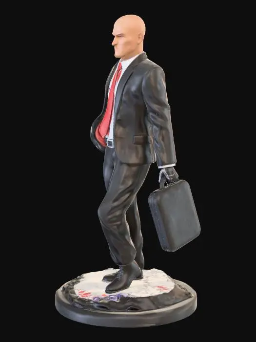 3D model for Meshy_AI_Hitman_Figurine_0118101924_generate