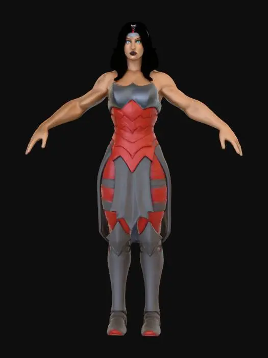 3D model for Warrior Elegance