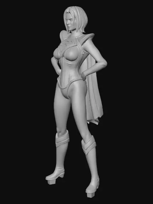 3D model for Superhero in Space