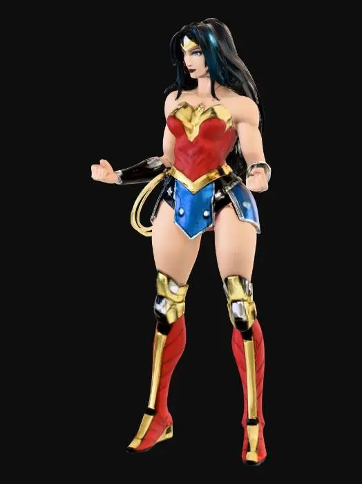 3D model for Warrior Heroine