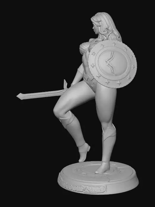 3D model for Shield of Themyscira