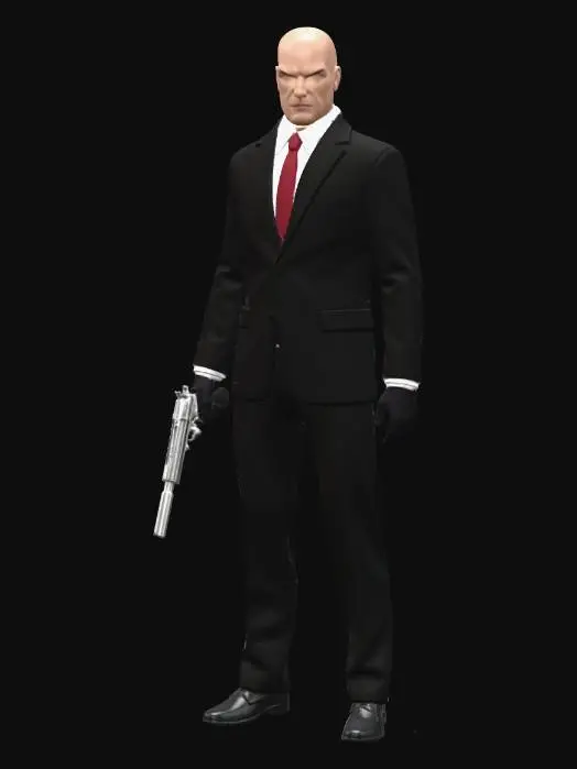 3D model for Meshy_AI_Hitman_Agent_47_Silen_0428101659_generate