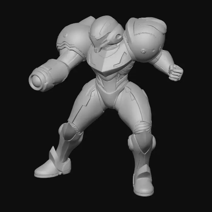 3D model for Armored Warrior Poise