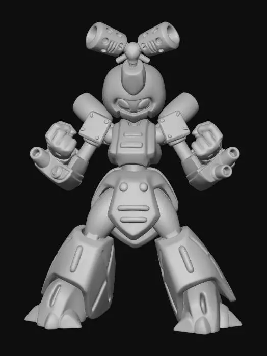 3D model for Golden Bomber Bot