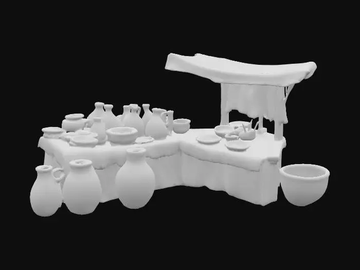 3D model for Pottery Market