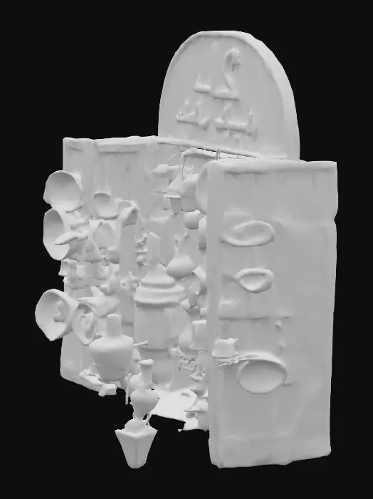 3D model for Antique Shop Display Store Front