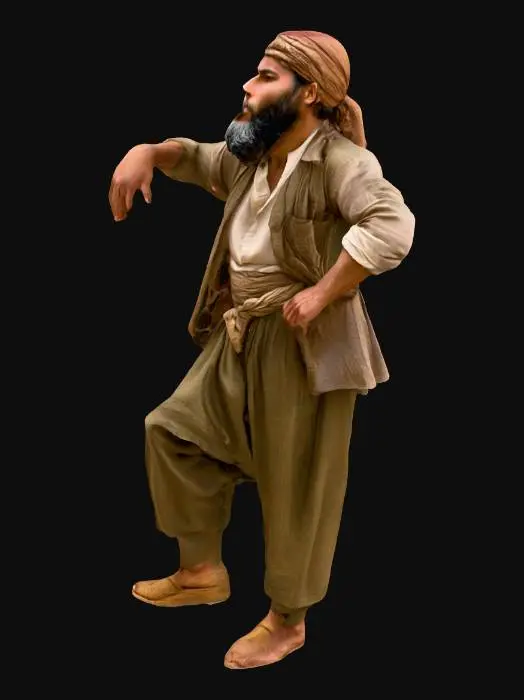 3D model for The Wanderer