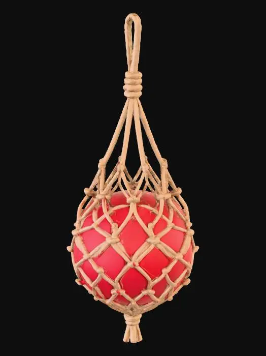 3D model for Red Ball in Netting