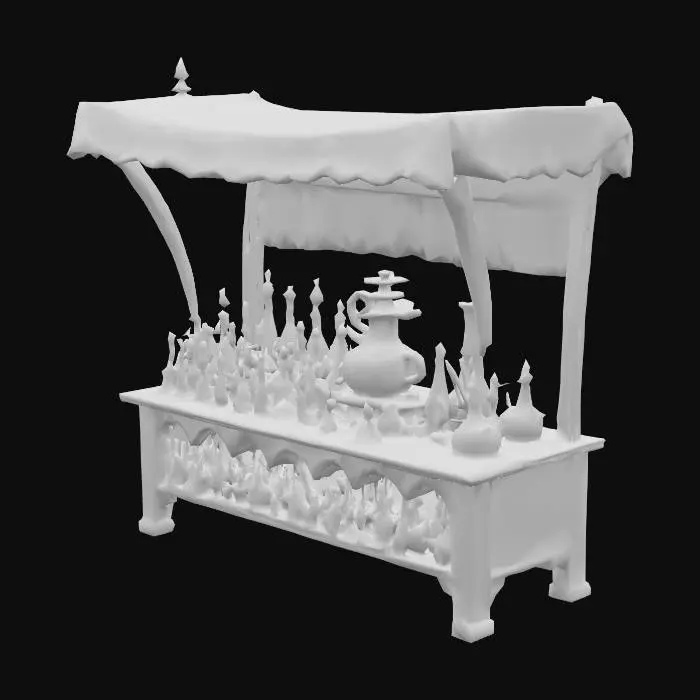 3D model for Perfume Bazaar Display