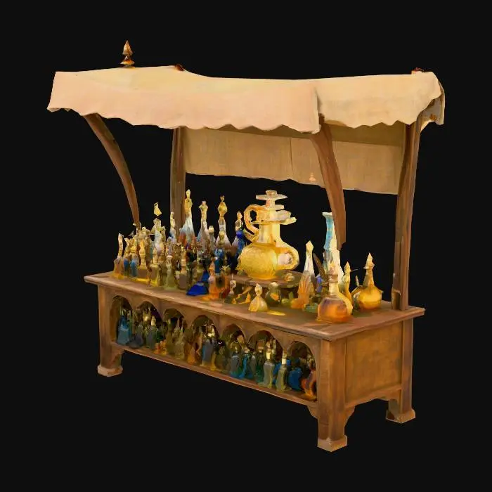 3D model for Perfume Bazaar Display